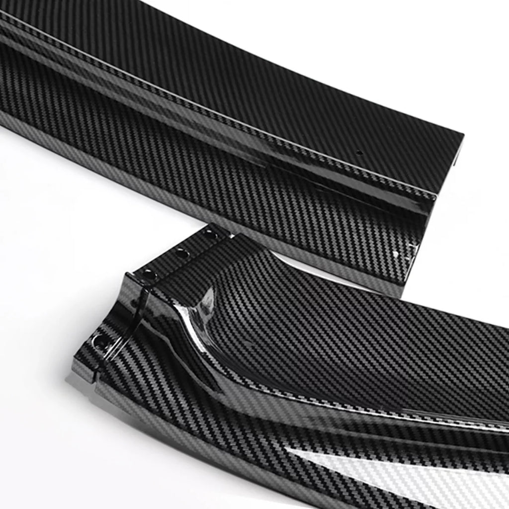 Body 2017 Honda Guard 2-PU-669-PCF 3Pcs For to Fit Fiber Carbon Stabilizers w/Vertical DNA Lips 2014 Kit Front Motoring Bumper Look