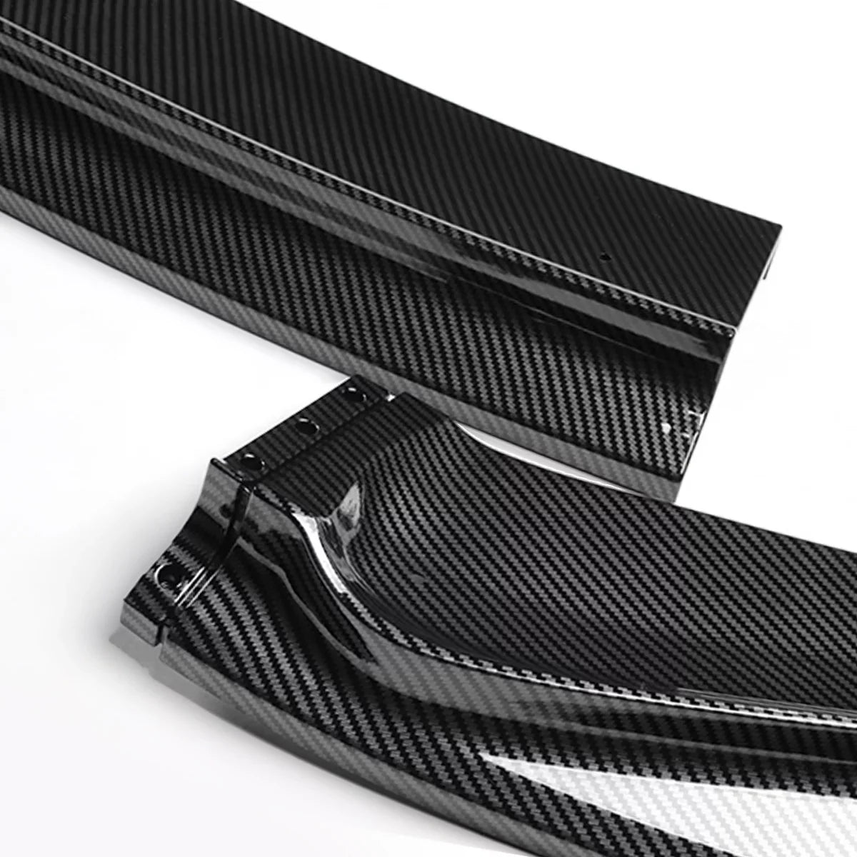 Body 2017 Honda Guard 2-PU-669-PCF 3Pcs For to Fit Fiber Carbon Stabilizers w/Vertical DNA Lips 2014 Kit Front Motoring Bumper Look
