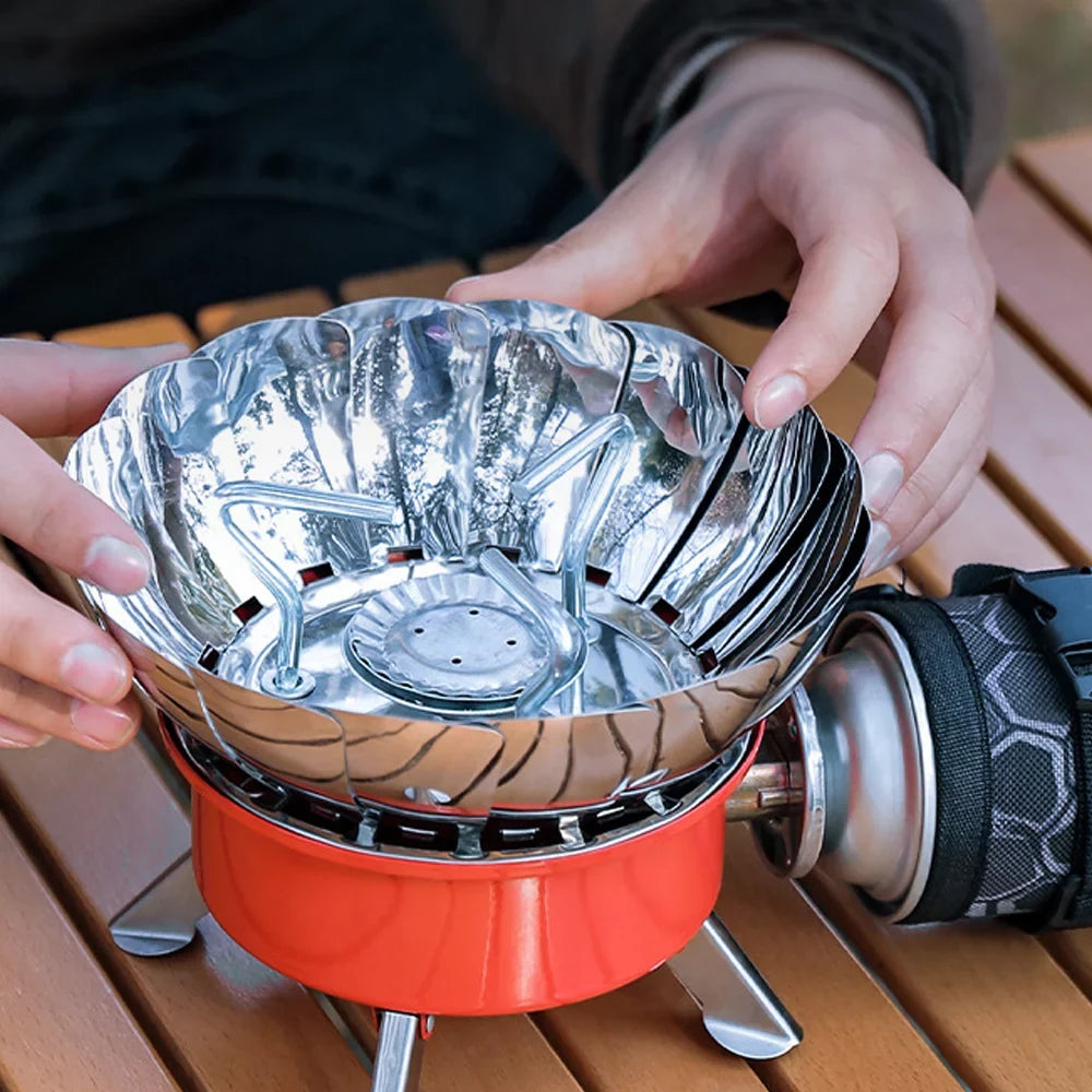 Apexeon Design Portable Ignition Camping Foldable Cooker, Furnace Stove, Electronic Gas Hiking