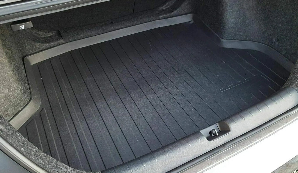 Non-Slip – Trunk – Raised Cargo Car Pre-Cut for Liner Mat Civic Trunk climate-Resistant Design 2016-2021 Lip Mat EACCESSORIES Laser – Install for Easy Trunk Sedan Rubber to – Honda Cars – with EA Mats