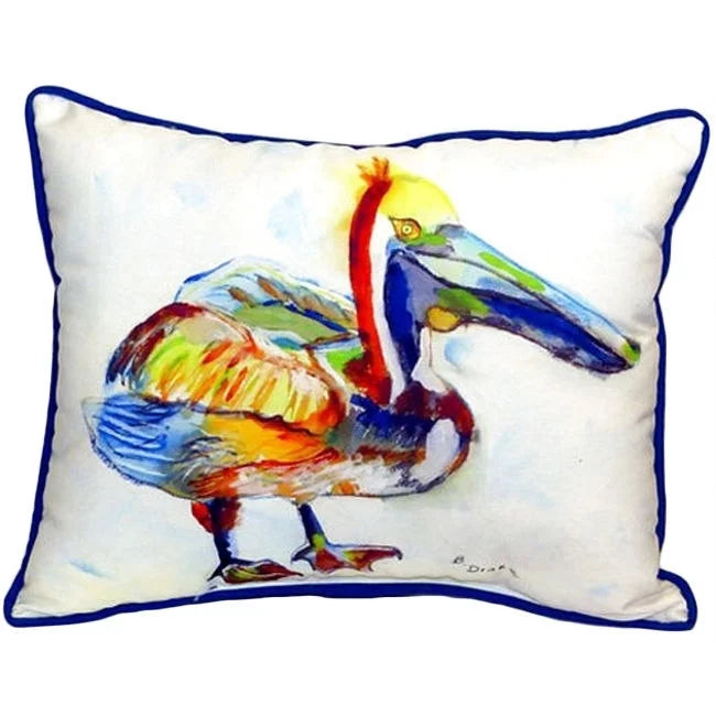 Drake Throw & Betsy in. x Indoor Pillow- exterior 20 Heathcliff ZP983A 24 Pelican