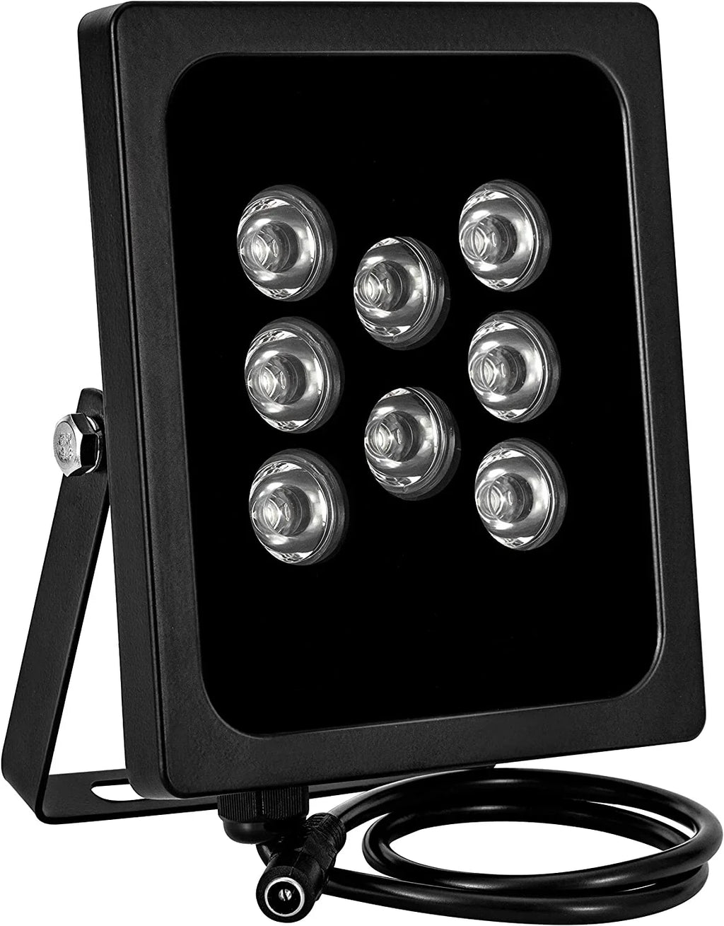 IP Illuminator Infrared IR Light exterior for Camera IR Light PCS CCTV Angle 90 8-LEDs Degree Wide Waterproof Security for IR Cameras, 2