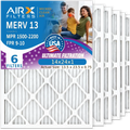 by Filter - AIR. MERV CLEAN Air AIRX Comparable FILTERS AC Made 13 to Furnace HVAC Premium Pleated MPR Filter & 9 1500 14x24x1 14x24x1 Pack WICKED USA Air FPR Electrostatic Filters 2200 Conditioner 6