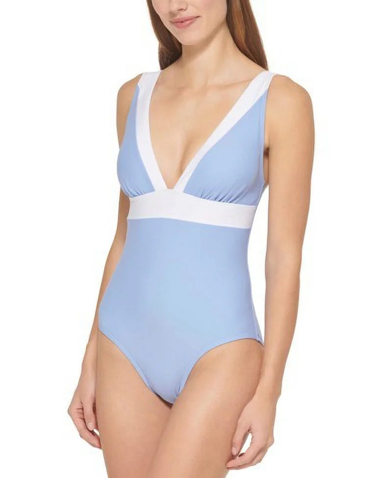 One-Piece HYDRANGEA US Deep Swimsuit, DKNY V-Neck 4
