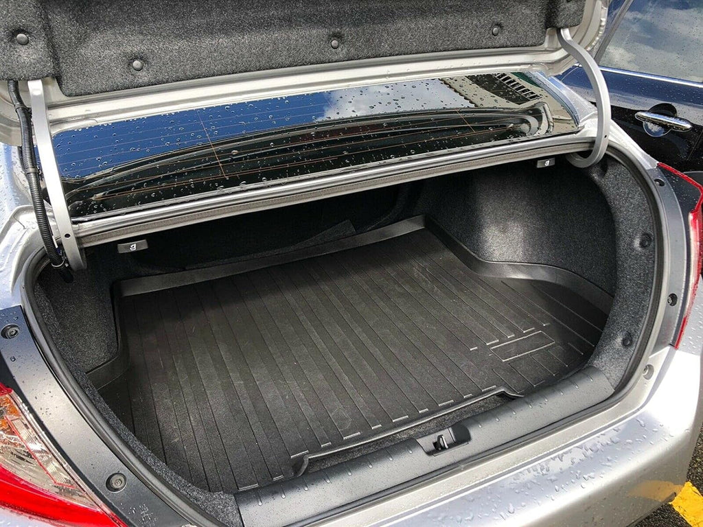 Non-Slip – Trunk – Raised Cargo Car Pre-Cut for Liner Mat Civic Trunk climate-Resistant Design 2016-2021 Lip Mat EACCESSORIES Laser – Install for Easy Trunk Sedan Rubber to – Honda Cars – with EA Mats