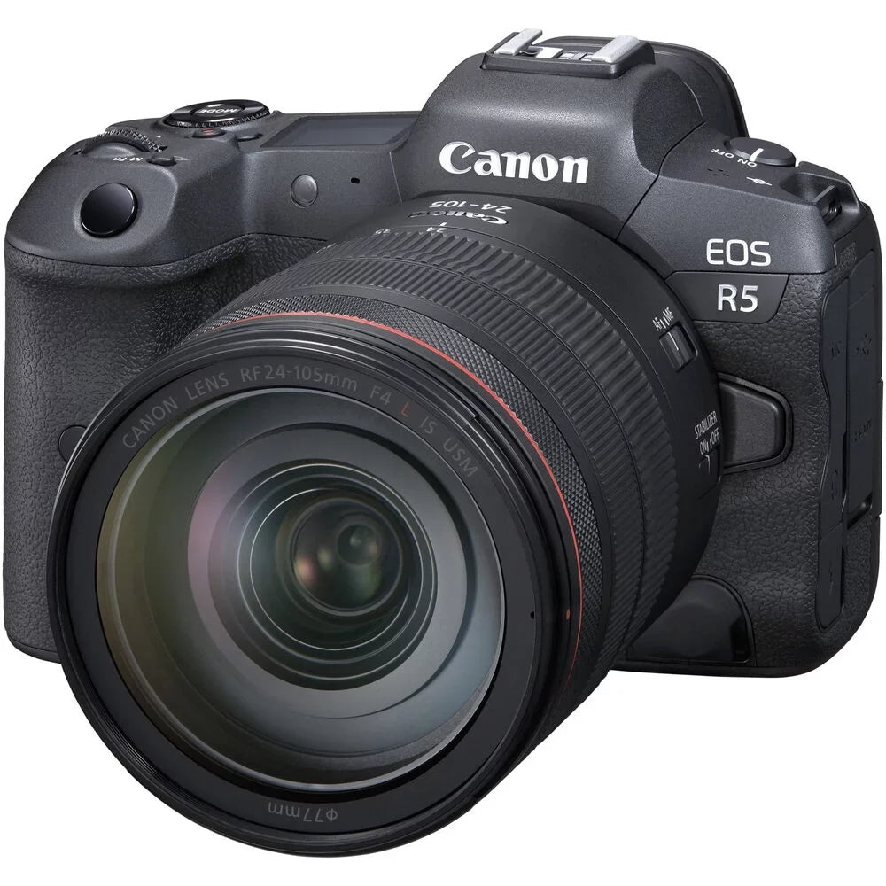 24-105mm Digital DEALER EOS Camera Canon with f/4L AUTHORIZED Lens Mirrorless R5