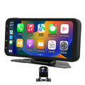 Receiver Hizpo With Backup Bluetooth Unit Head Android GPS Camera 6.25 Auto FM Inch Adjustable And Carplay Navigation Radio Stereo Car 360° Touchscreen