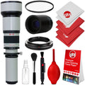 A65, A37, Lens A57, A900, A58, Cameras Opteka A99 A560, A700, Manual 650-1300mm A550, Telephoto A68, A55, A390 f/8 2x- A33, A77, A35, A580, Digital SLR II, + 1300-2600mm) UV for Alpha A99, (with