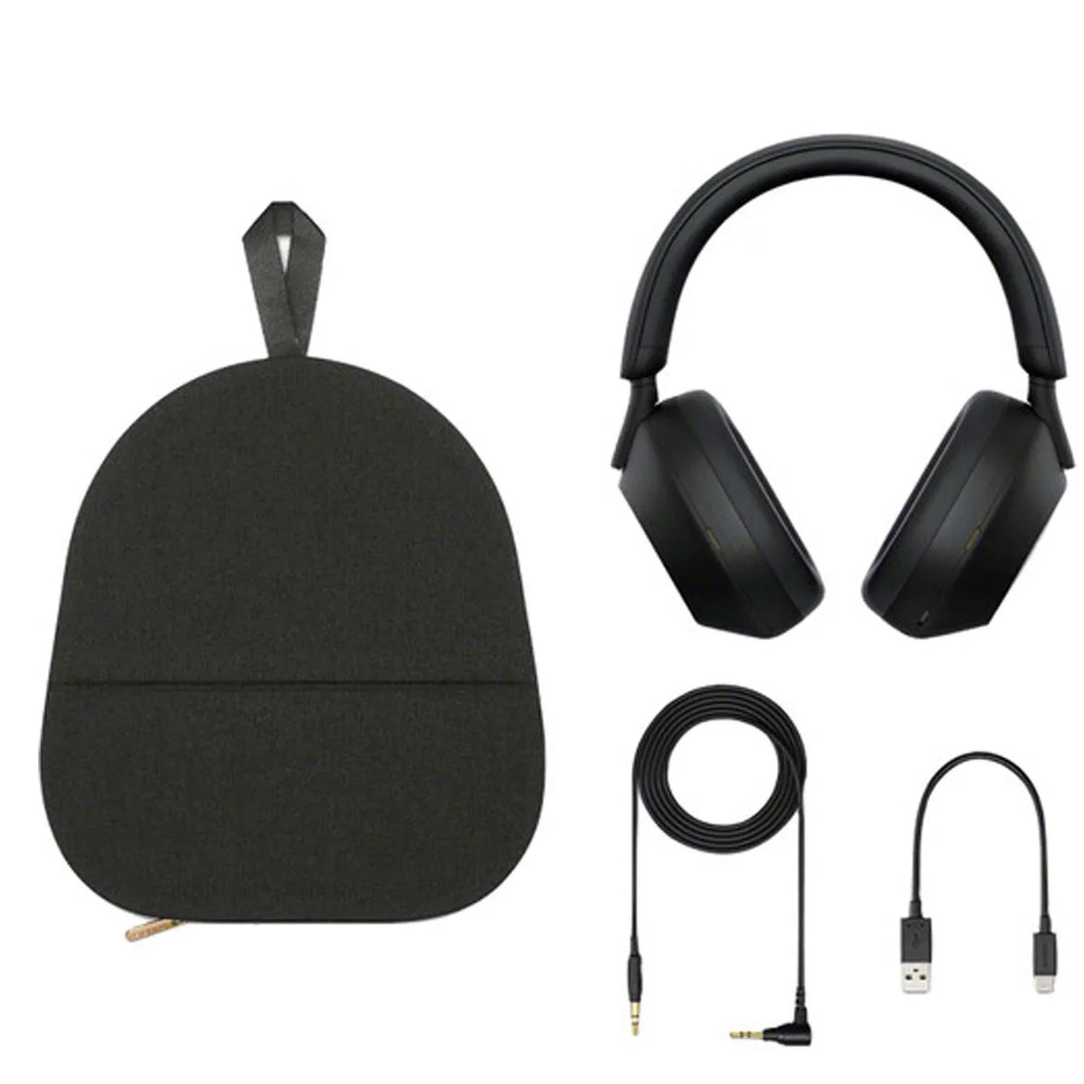 Over-Ear Hands-Free with Wireless 30 Control Headphones Hours Playback Kit Voice (Black), Calling, Time, Cube WH-1000XM5 - Portable Alexa Charger Charging and Noise-Canceling