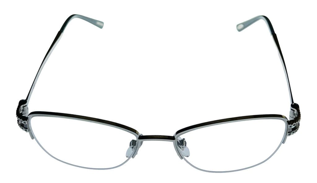 Rimless 579Y VCH052S Metal 52mm Plate Eyewear Square Silver Women's Chopard