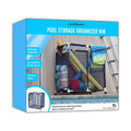 Balls, design x and 455102 Organizer Floats, White (35" L x Rolling Storage Large, Yours 37.5" Blue Bin, Mesh Toys / Pool W Equipment Essentially 25.4" H),