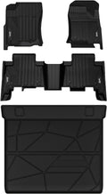 4Runner 4Runner Cargo Liner Mats Mat Set GX460 and GX460) Toyota 2nd Mats for Floor For Row 5 Full Liners Fit Seat & Custom Trunk Floor & Black 3W 2014-2022 Fit & 2013-2024/Lexus Car 1st